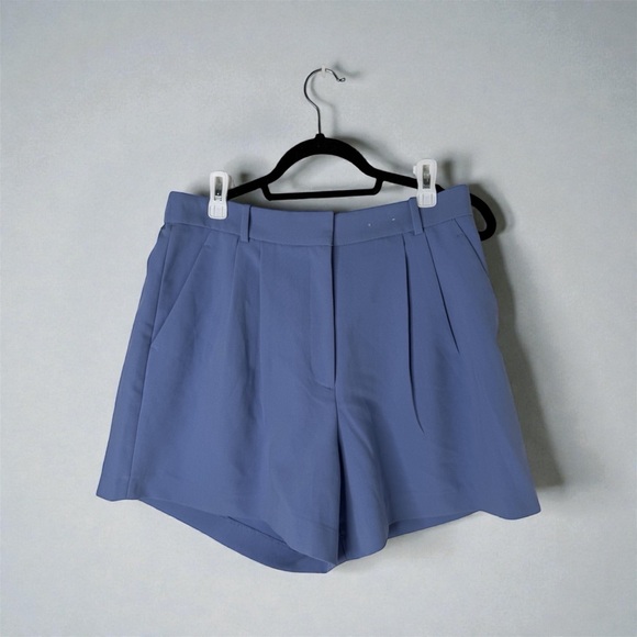 Abercrombie & Fitch Pants - Abercrombie & Fitch Curve Love Sloane Tailored Shorts in blue women’s size 31/12